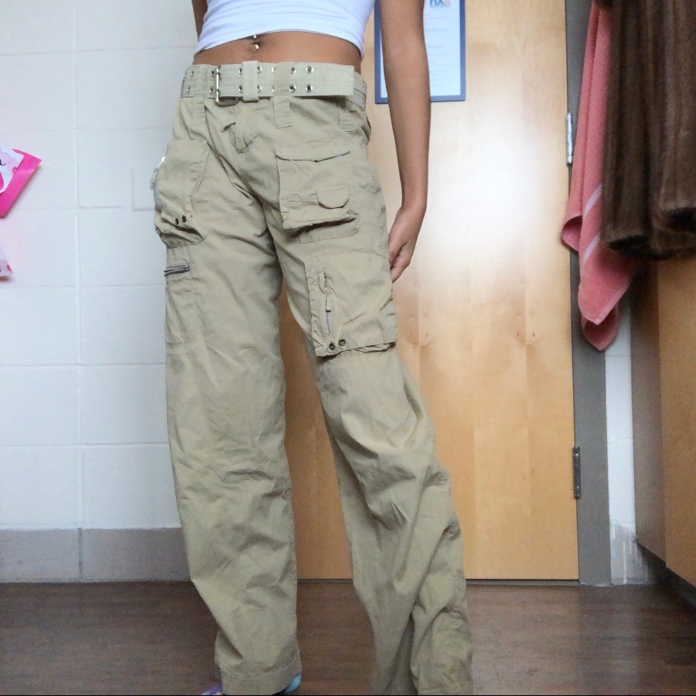 pëtë & grëta belted cargo pants